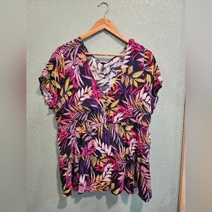 Torrid Slub Tiered Top 1X